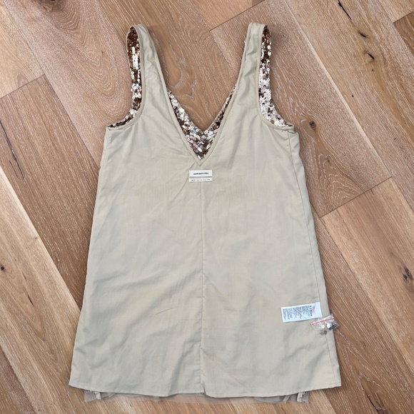 Women’s Urban Outfitters Sparkly Sequin V-Neck Mini Shift Dress - Picture 8 of 16